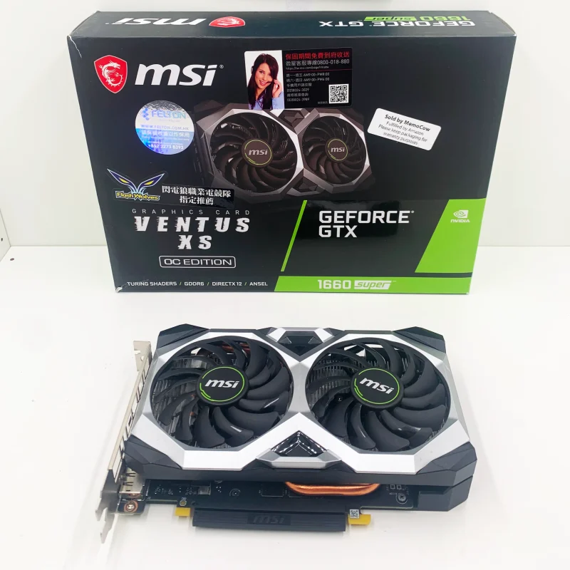 USED Gaming Graphics Card GTX 1660 Super 6GB MSI GDDR6