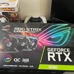 Used ASUS ROG STRIX RTX 3070 3080 3090 Black V2 Graphics Card photo review