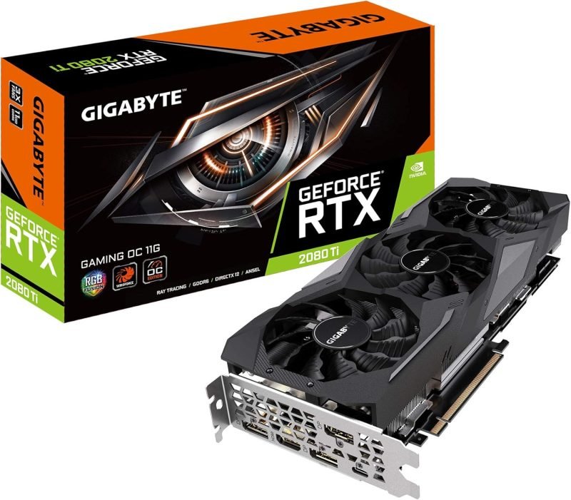 2024 USED GIGABYTE RTX 2080 TI 11GB Turbo Edition GDDR6