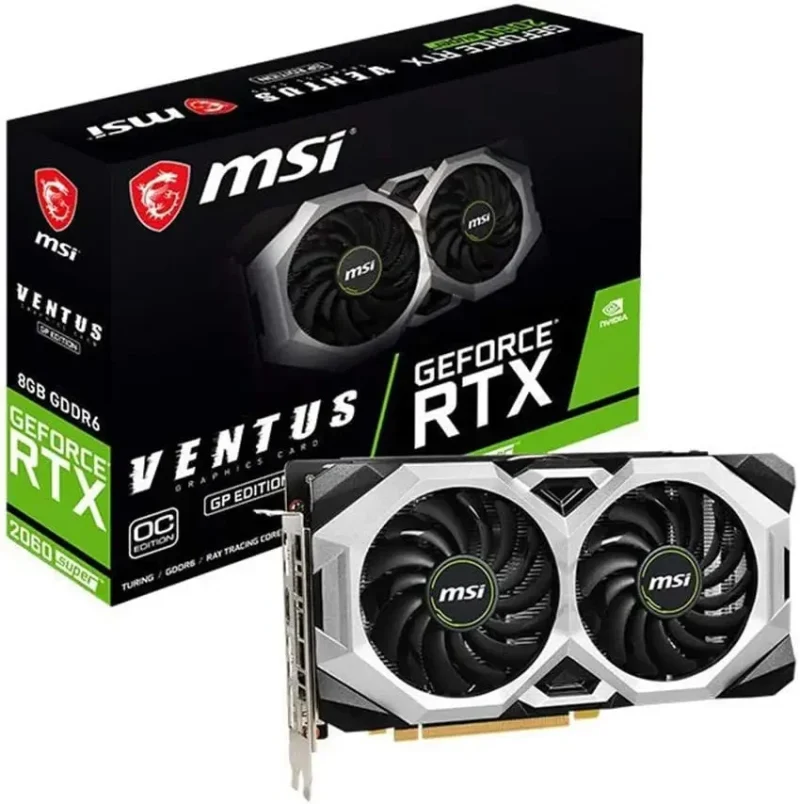 2024 USED RTX 2060 SUPER GeForce VENTUS 8G Graphics Cards