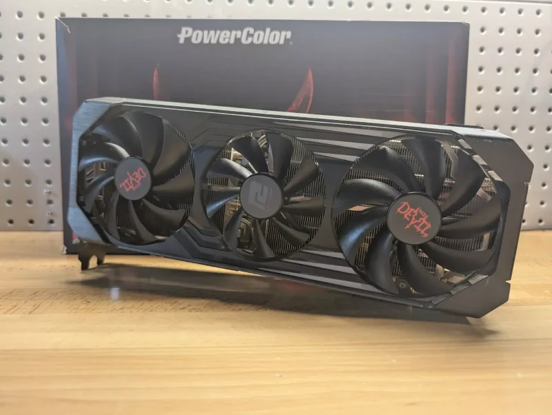 USED PowerColor Radeon RX 6950 XT 16GB Red Devil GDDR6 Video Graphics Card GPU