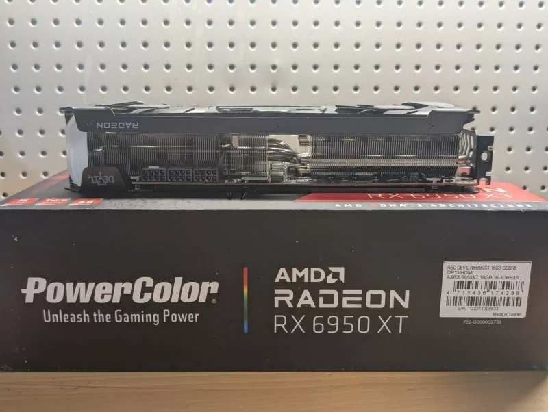 USED PowerColor Radeon RX 6950 XT 16GB Red Devil GDDR6 Video Graphics Card GPU